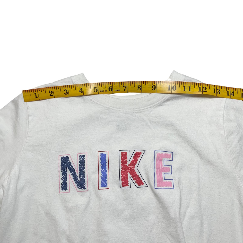 Nike | Youth | White Multicolor Graphic Logo Tee | Size XL - Picture 3 of 8